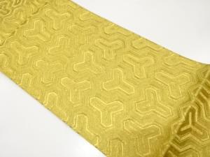 アンティーク　毘沙門亀甲織り出し袋帯（材料）